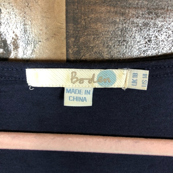 Boden long sleeve blue top - Picture 3 of 6